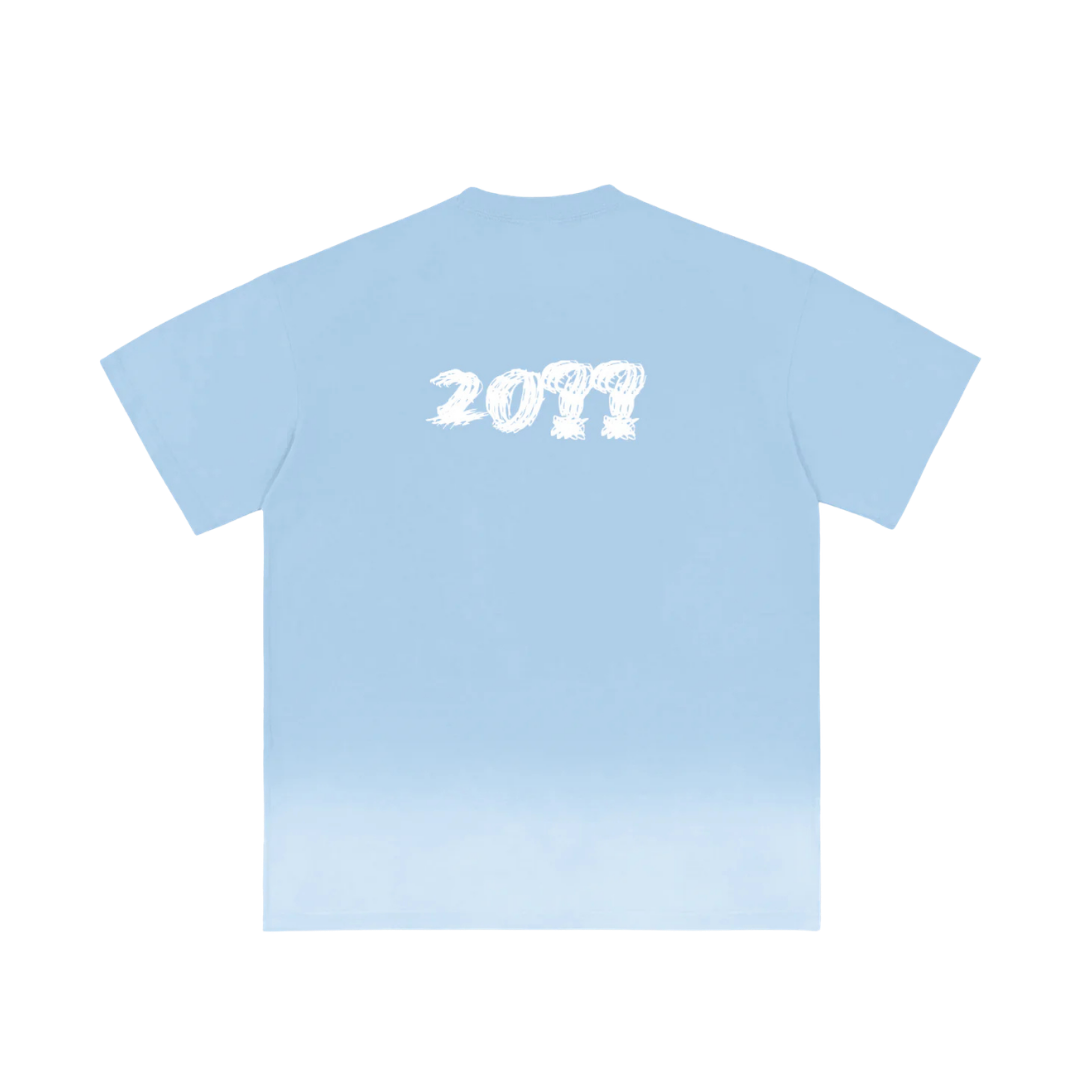 Morning Caller Tee - Sky Blue