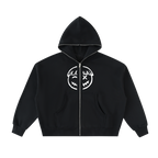 Face Split Full-Zip Hoodie