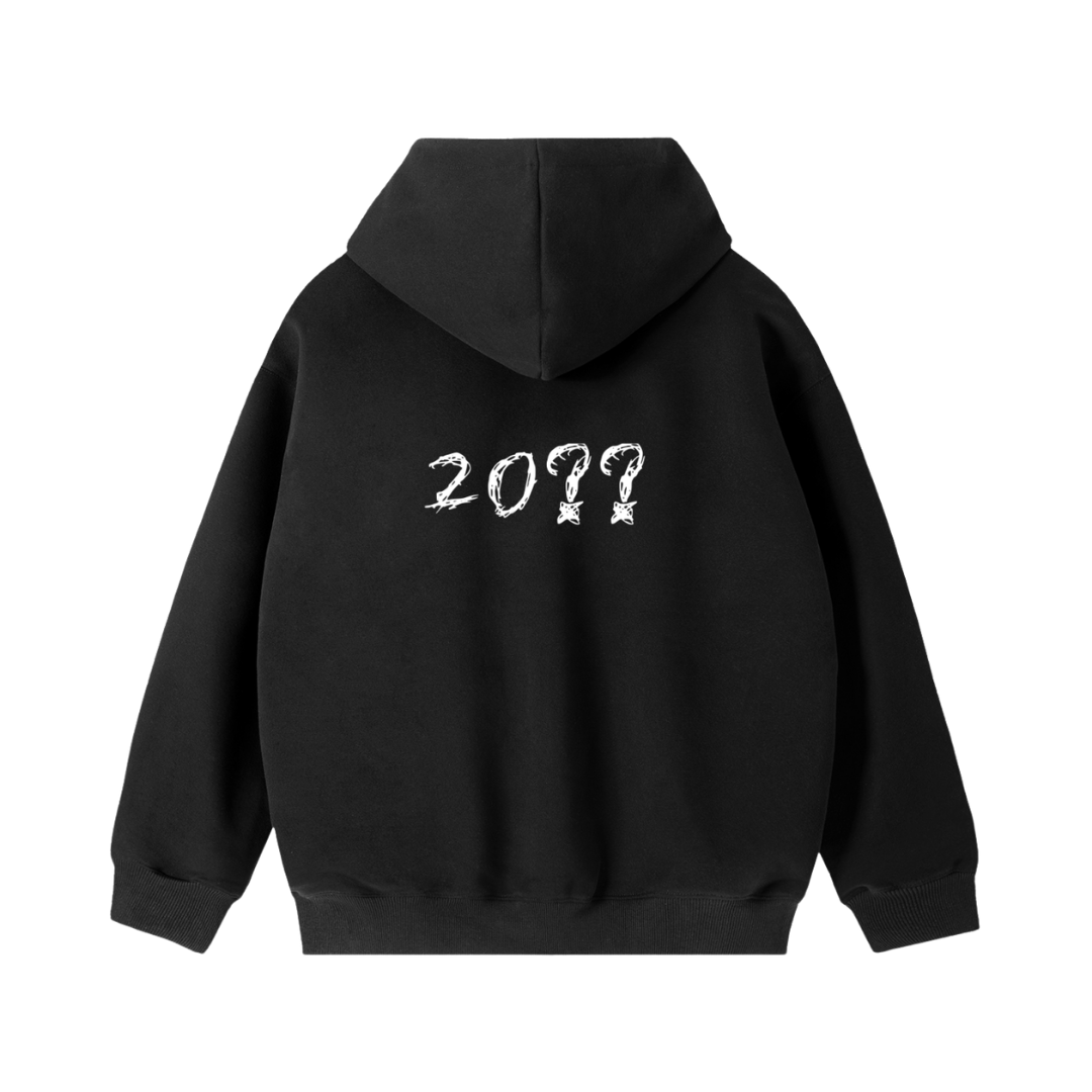 Half Smile Zip-Up - Venom Black
