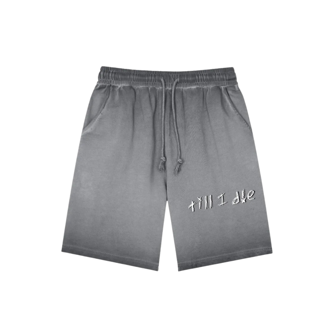 Split Face Shorts - Dust Gray