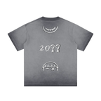 Split Face Tee - Dust Gray