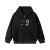 Half Smile Zip-Up - Venom Black