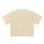 Oversized washed cotton tee — back, brand's tonal "20??" print